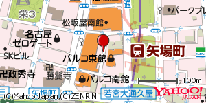 愛知県名古屋市中区栄 付近 : 35163716,136907833