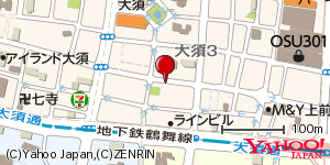愛知県名古屋市中区大須 付近 : 35158454,136902789