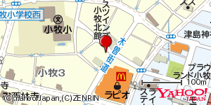 愛知県小牧市小牧 付近 : 35290700,136924777