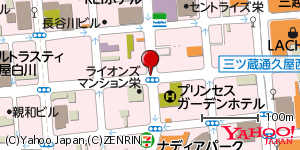 愛知県名古屋市中区栄 付近 : 35166788,136904679