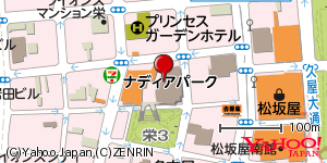 愛知県名古屋市中区栄 付近 : 35165546,136905629