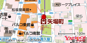 愛知県名古屋市中区栄 付近 : 35163724,136908898