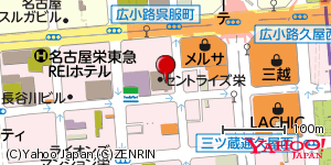 愛知県名古屋市中区栄 付近 : 35167947,136905549