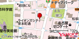 愛知県名古屋市中区栄 付近 : 35164406,136903900