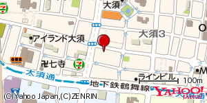 愛知県名古屋市中区大須 付近 : 35158505,136901890