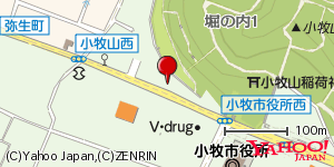 愛知県小牧市堀の内 付近 : 35291608,136909707