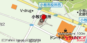 愛知県小牧市堀の内 付近 : 35290275,136911104