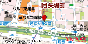 愛知県名古屋市中区栄 付近 : 35162744,136908893