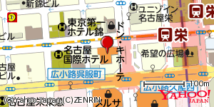 愛知県名古屋市中区錦 付近 : 35169546,136906288