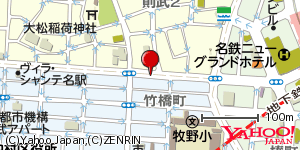 愛知県名古屋市中村区竹橋町 付近 : 35169996,136876541