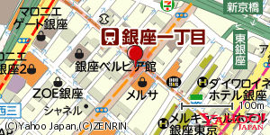 東京都中央区銀座 付近 : 35673768,139767651