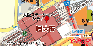 大阪府大阪市北区梅田 付近 : 34702606,135496109