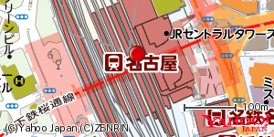 愛知県名古屋市中村区名駅 付近 : 35170591,136882185