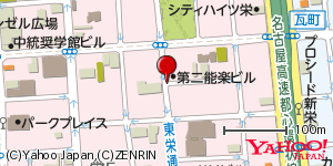 愛知県名古屋市中区栄 付近 : 35165396,136912774