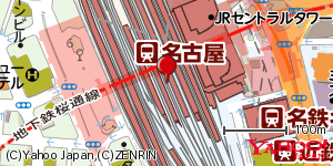 愛知県名古屋市中村区名駅 付近 : 35170224,136882028