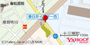 愛知県春日井市東野新町 付近 : 35264627,136991568