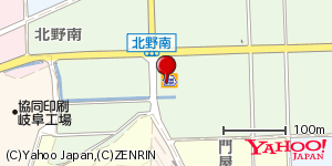 岐阜県岐阜市北野南 付近 : 35500832,136830692