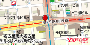 愛知県名古屋市中区錦 付近 : 35172983,136896769