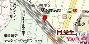 愛知県名古屋市西区栄生 付近 : 35184036,136872492