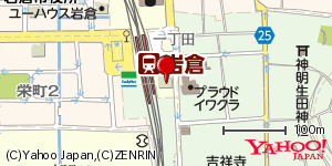 愛知県岩倉市本町 付近 : 35277905,136873860