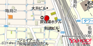 愛知県名古屋市中村区亀島 付近 : 35173882,136878418