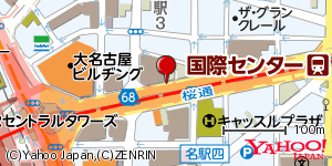 愛知県名古屋市中村区名駅 付近 : 35171859,136886431 愛知県名古屋市中村区名駅 付近 : 35171859,136886431