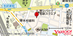愛知県名古屋市西区名駅 付近 : 35176917,136881919