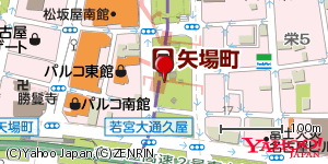 愛知県名古屋市中区栄 付近 : 35163354,136908925