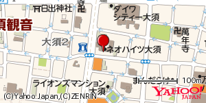 愛知県名古屋市中区大須 付近 : 35160707,136902321