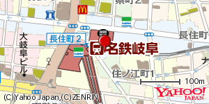 岐阜県岐阜市長住町 付近 : 35411577,136760559