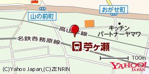 岐阜県各務原市鵜沼各務原町 付近 : 35403785,136911894