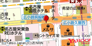 愛知県名古屋市中区栄 付近 : 35168701,136906189