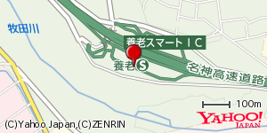 岐阜県養老郡養老町橋爪 付近 : 35321047,136542132