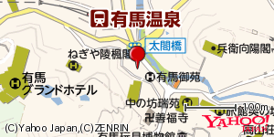 兵庫県神戸市北区有馬町 付近 : 34798371,135246830