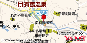 兵庫県神戸市北区有馬町 付近 : 34798290,135247664