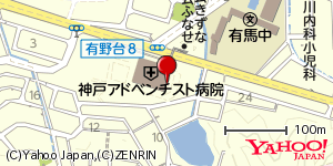 兵庫県神戸市北区有野台 付近 : 34808641,135224822