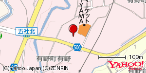 兵庫県神戸市北区有野町有野 付近 : 34809713,135217635