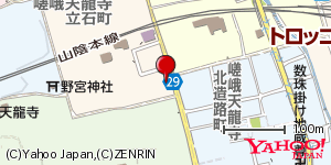 京都府京都市右京区嵯峨天龍寺立石町 付近 : 35017829,135676380