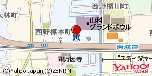 京都府京都市山科区西野楳本町 付近 : 34981706,135801543