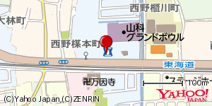 京都府京都市山科区西野楳本町 付近 : 34981681,135801494