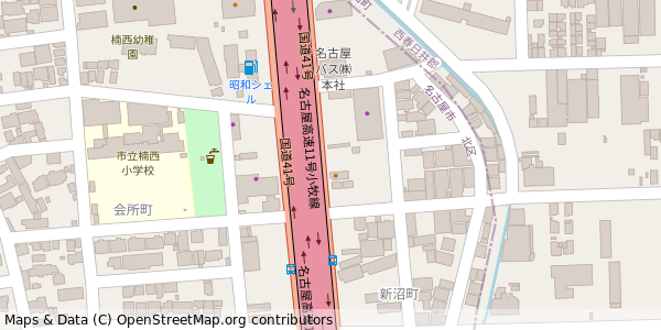 愛知県名古屋市北区新沼町 付近 : 35238518,136909506 愛知県名古屋市北区新沼町 付近 : 35238518,136909506