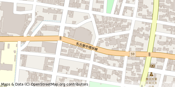 愛知県春日井市西本町 付近 : 35236184,136932937 愛知県春日井市西本町 付近 : 35236184,136932937