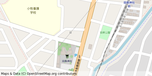 愛知県小牧市田県町 付近 : 35316337,136941676
