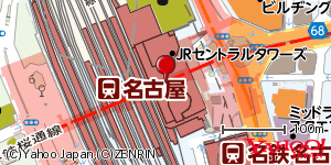 愛知県名古屋市中村区名駅 付近 : 35170795,136882755