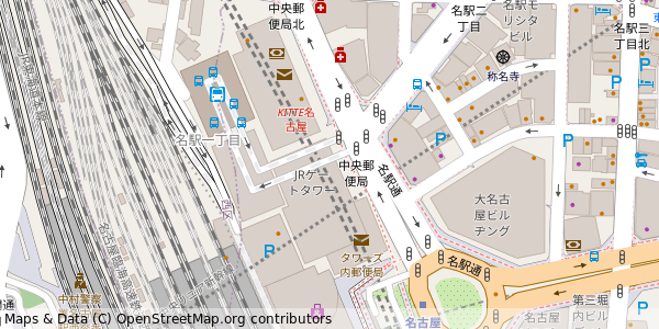 愛知県名古屋市中村区名駅 付近 : 35172401,136882936