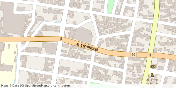 愛知県春日井市西本町 付近 : 35236184,136932937 愛知県春日井市西本町 付近 : 35236184,136932937