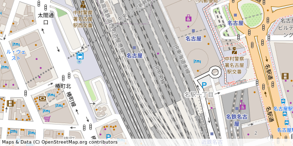 愛知県名古屋市中村区名駅 付近 : 35170233,136881901