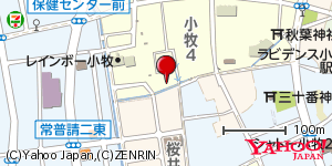 愛知県小牧市小牧 付近 : 35284976,136921590