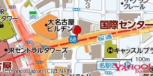 愛知県名古屋市中村区名駅 付近 : 35171680,136885868