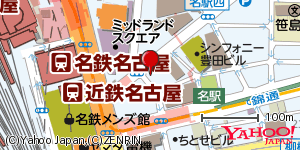 愛知県名古屋市中村区名駅 付近 : 35169444,136885966